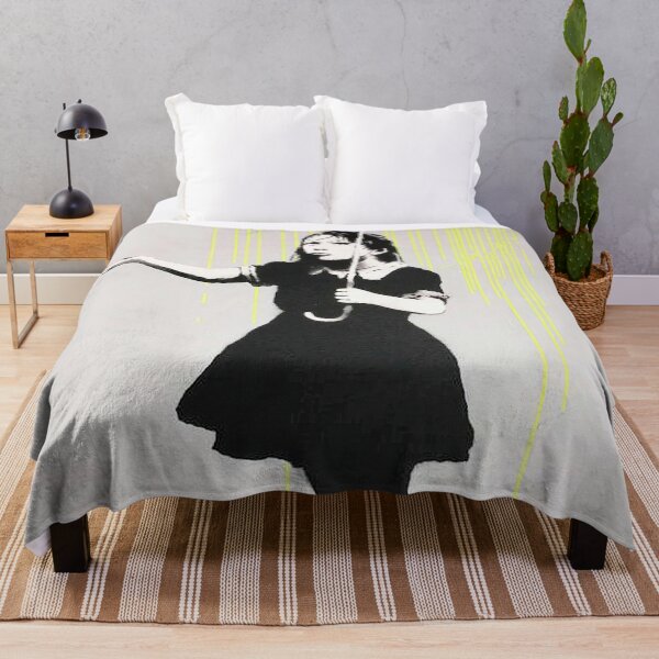 Item preview, Nola (yellow Rain) By Banksy designed and sold by ALIONAMER.