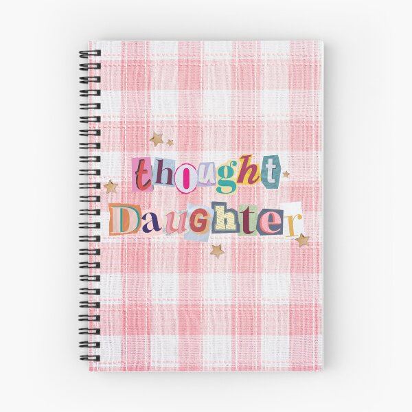 Item preview, Thought Daughter - Pink Plaid designed and sold by Met Liefs Paperie.