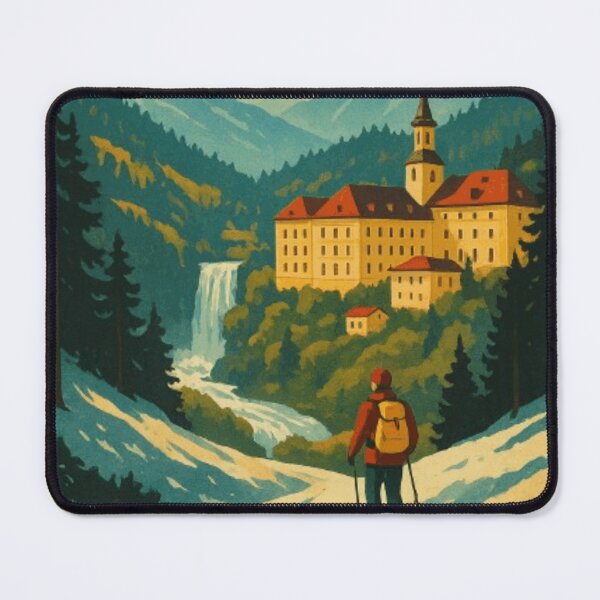 Item preview, “Vintage Bad Gastein Austria Travel Poster – Alpine Ski & Spa Town” ________________________________________ designed and sold by kunsuriyapaisan Paranee.
