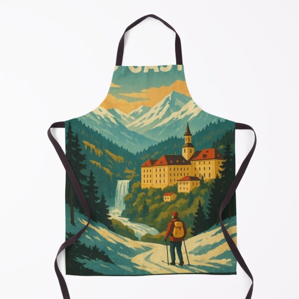 Item preview, “Vintage Bad Gastein Austria Travel Poster – Alpine Ski & Spa Town” ________________________________________ designed and sold by kunsuriyapaisan Paranee.