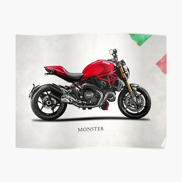Ducati monster poster Clearance
