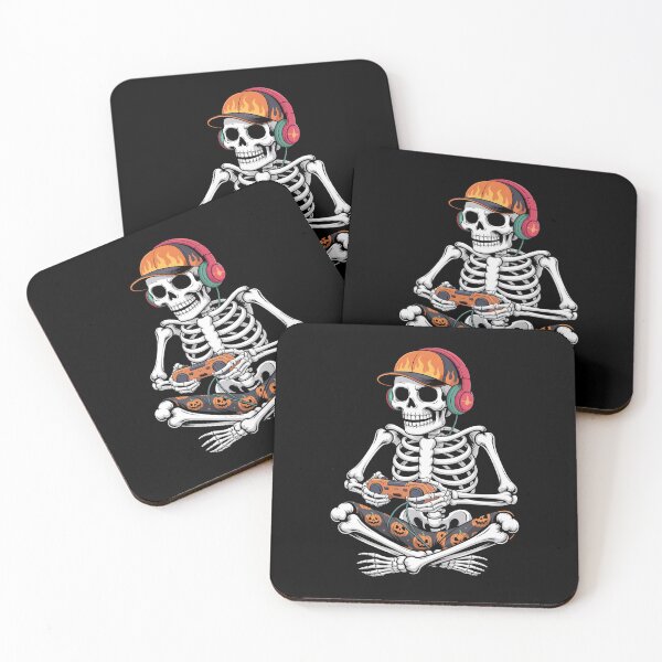 Item preview, Skeleton Gamer Headphone Halloween designed and sold by Patricsselin.