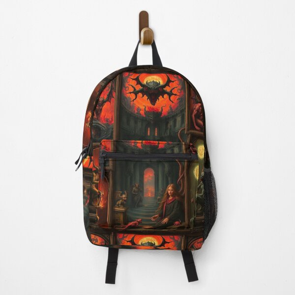 Item preview, Depiction of the layers of Hell fantastical artwork designed and sold by Vintage Designs +.
