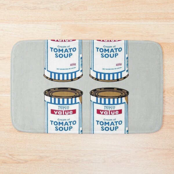 Item preview, Soup Cans Quad (grey Paper) By Banksy designed and sold by ALIONAMER.