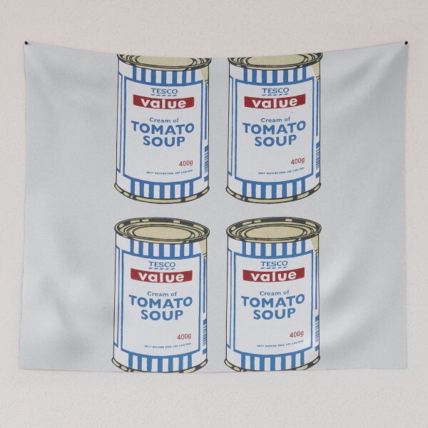 Item preview, Soup Cans Quad (gold On Grey) By Banksy designed and sold by ALIONAMER.