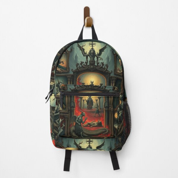 Item preview, Depiction of the layers of Hell fantastical artwork designed and sold by Vintage Designs +.