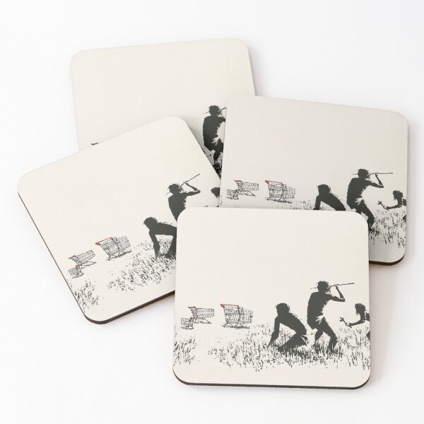 Item preview, Trolley Hunters By Banksy designed and sold by ALIONAMER.