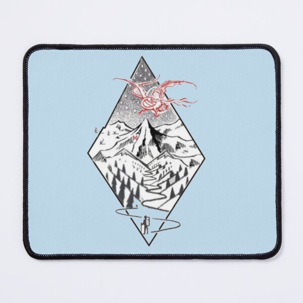 Item preview, The Misty Mountain & Smaug designed and sold by HighTidez.