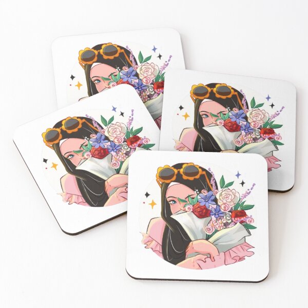 Item preview, Girl with bouquet of vibrant flowers designed and sold by WorthyByDwethi.
