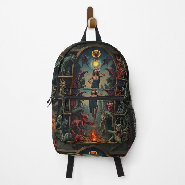 Item preview, Depiction of the layers of Hell fantastical artwork designed and sold by Vintage Designs +.