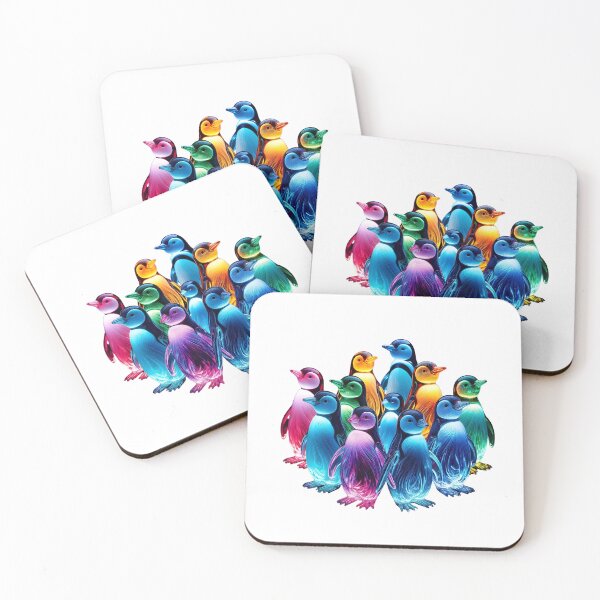 Item preview, Glowing Cute Penguins designed and sold by GloriousArtSKD.