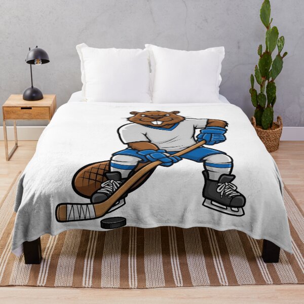 Item preview, Beaver Hockey Player Mascot Sports designed and sold by k3rstman1.