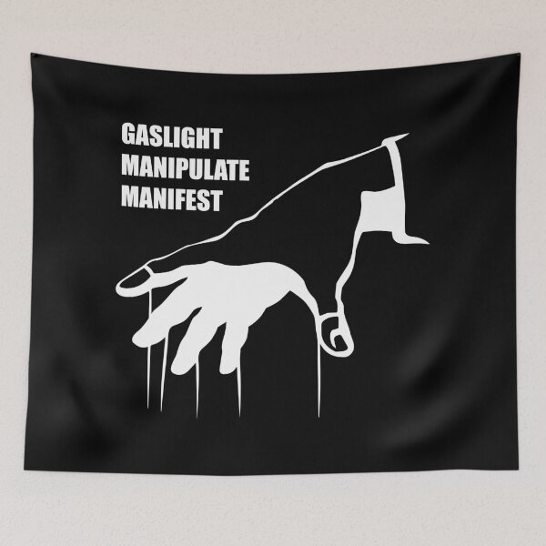 Item preview, Gaslight, Manipulate, Manifest (white print) designed and sold by R-A Designs.