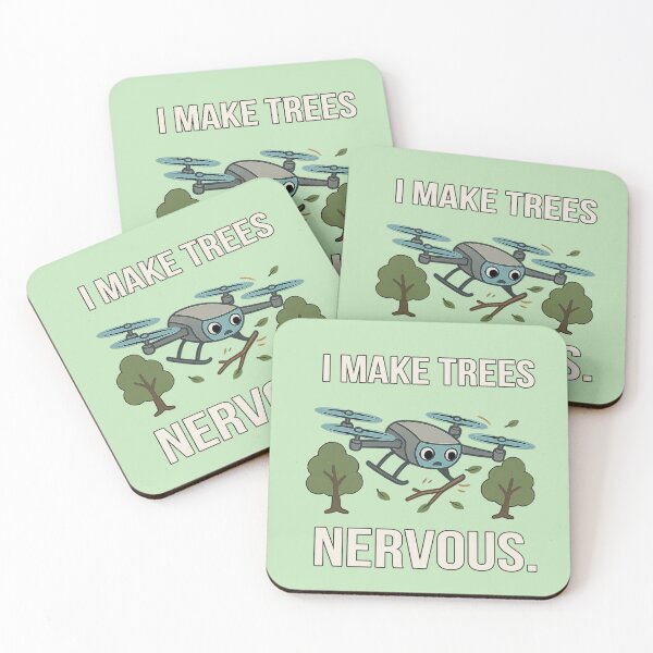 Item preview, I Make Trees Nervous – Funny Drone Pilot Design designed and sold by Hover & Plunge.