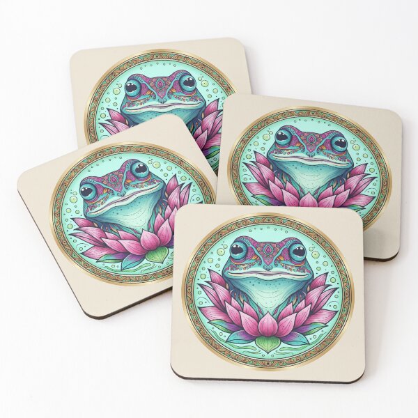 Item preview, Frog Mandala Spirit Animal  designed and sold by Zen Mosaic.
