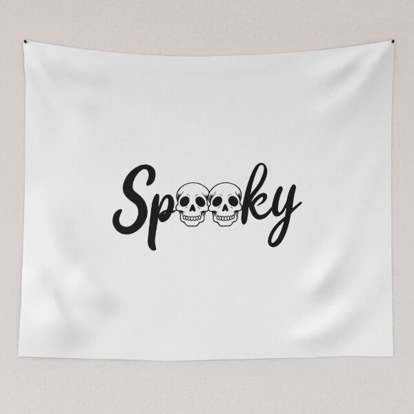 Item preview, Spooky Handwritten Skull Typography Design for Halloween designed and sold by RuweisVibes.
