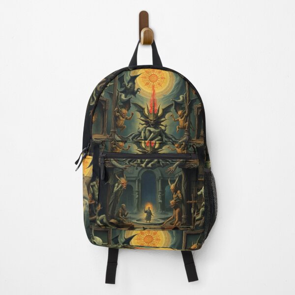 Item preview, Depiction of the layers of Hell fantastical artwork designed and sold by Vintage Designs +.