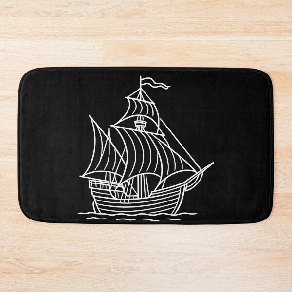 Item preview, Elegant Caravel Old Vessel Nautical Vintage Shapes Mania designed and sold by Shapes-Mania.