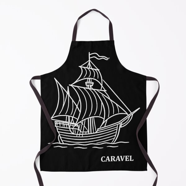 Item preview, Elegant Caravel Old Vessel Nautical Vintage Shapes Mania designed and sold by Shapes-Mania.