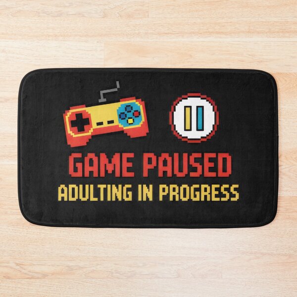 Item preview, Game Paused Adulting in Progress Funny Retro 8-Bit Gaming designed and sold by amzwag.
