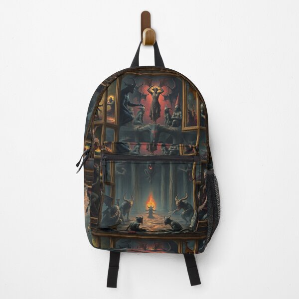 Item preview, Depiction of the layers of Hell fantastical artwork designed and sold by Vintage Designs +.