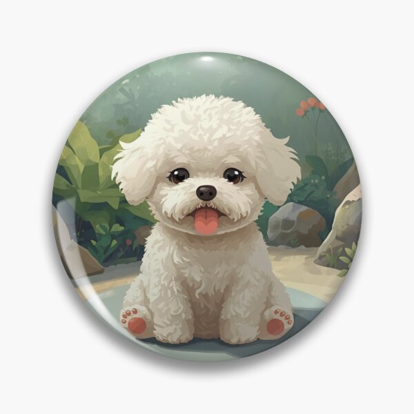 Item preview, Zen Bichon designed and sold by Mochi & Mist studio.