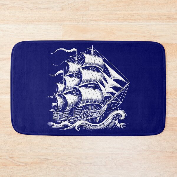 Item preview, Majestic Brigantine Old Vessel Nautical Retro 3 Shapes Mania designed and sold by Shapes-Mania.