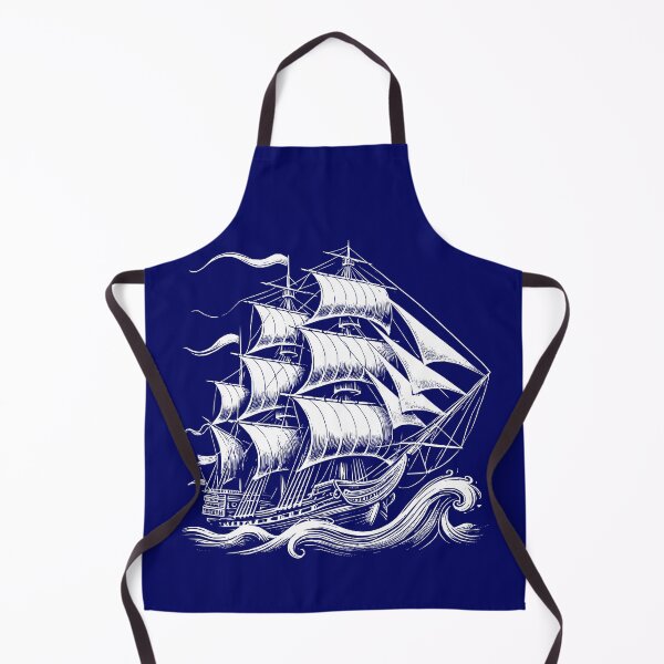 Item preview, Majestic Brigantine Old Vessel Nautical Retro 3 Shapes Mania designed and sold by Shapes-Mania.