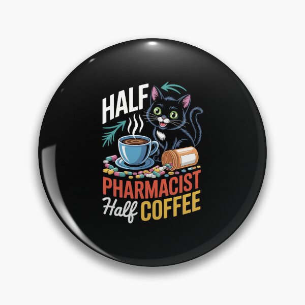 Item preview, Half Pharmacist Half Coffee Funny Pharmacist Coffee Lovers designed and sold by aidenpier.