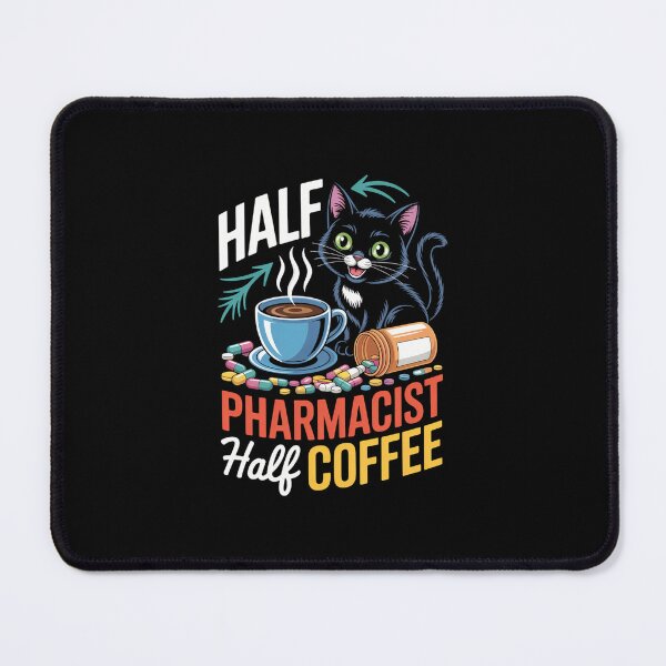 Item preview, Half Pharmacist Half Coffee Funny Pharmacist Coffee Lovers designed and sold by aidenpier.