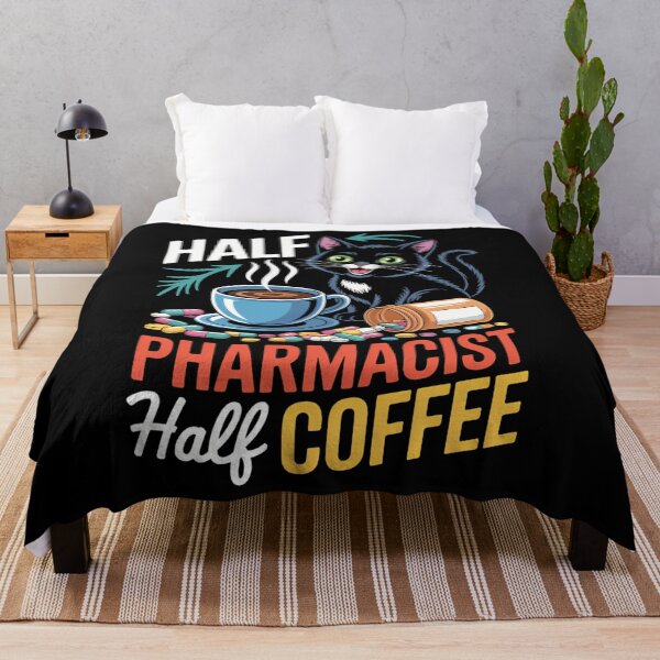 Item preview, Half Pharmacist Half Coffee Funny Pharmacist Coffee Lovers designed and sold by aidenpier.