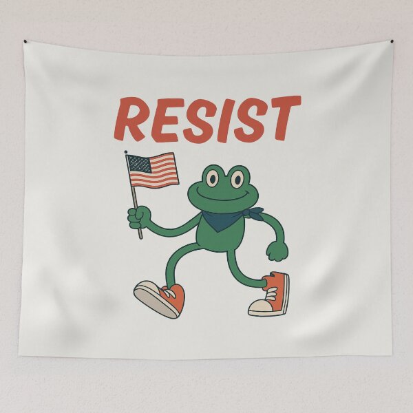 Item preview, Resist Frog | Portland Protest | Funny Frog | Anti Trump  designed and sold by Anniko Art Studio.