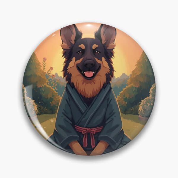 Item preview, Zen German Shepherd designed and sold by Mochi & Mist studio.