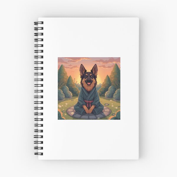 Item preview, Zen German Shepherd designed and sold by Mochi & Mist studio.