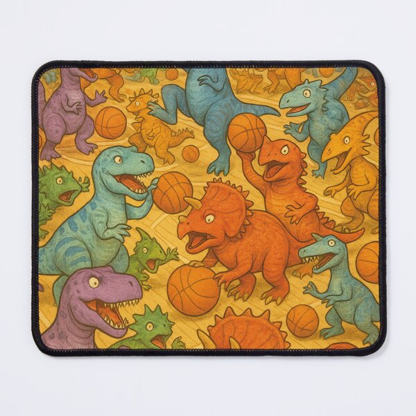 Item preview, Hidden object, dinosaurs playing basketball designed and sold by Mauswohn.