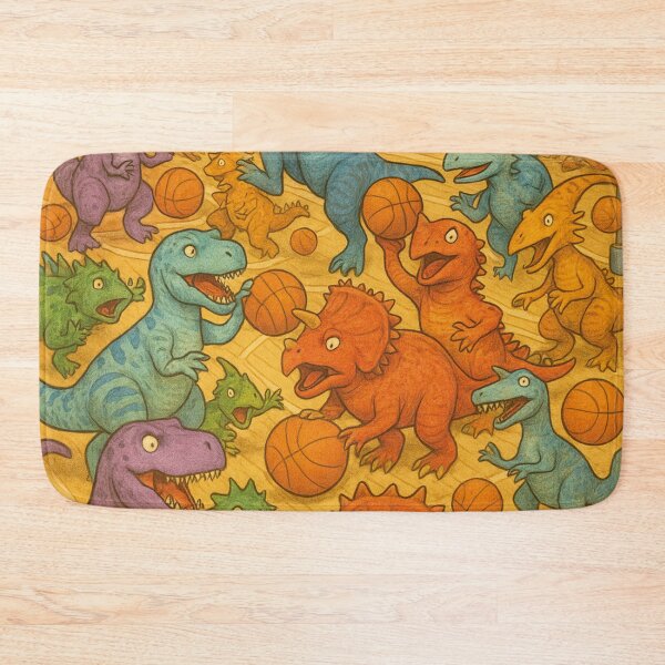 Item preview, Hidden object, dinosaurs playing basketball designed and sold by Mauswohn.