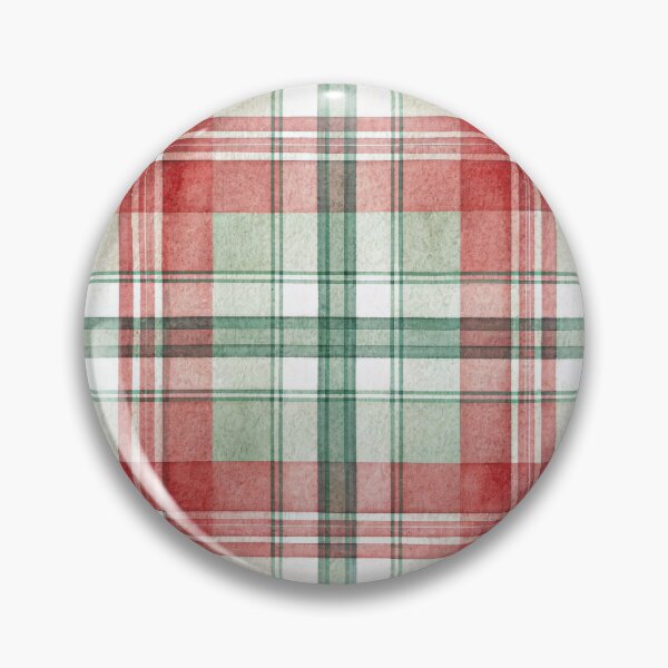 Item preview, Classic Christmas Plaid – Dark Red, Green and White Pattern designed and sold by XMasLovers.