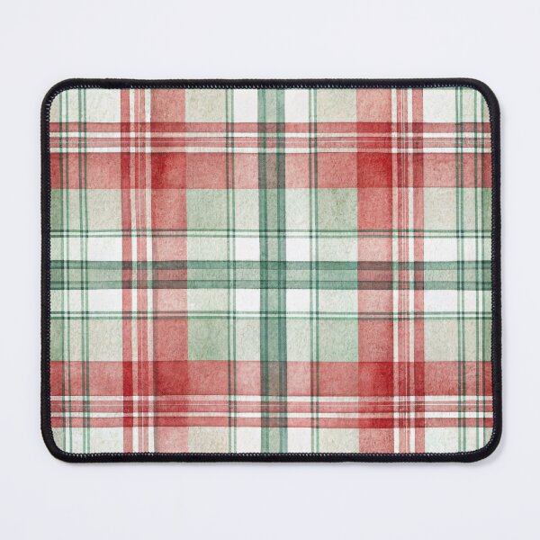 Item preview, Classic Christmas Plaid – Dark Red, Green and White Pattern designed and sold by XMasLovers.