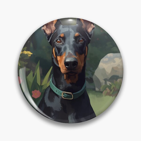 Item preview, Zen Doberman designed and sold by Mochi & Mist studio.
