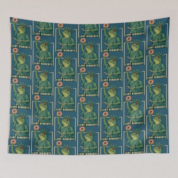 Item preview, Portland Frog Lady Ribberty says FROGS TOGETHER STRONG!   designed and sold by Jefferslondynn.