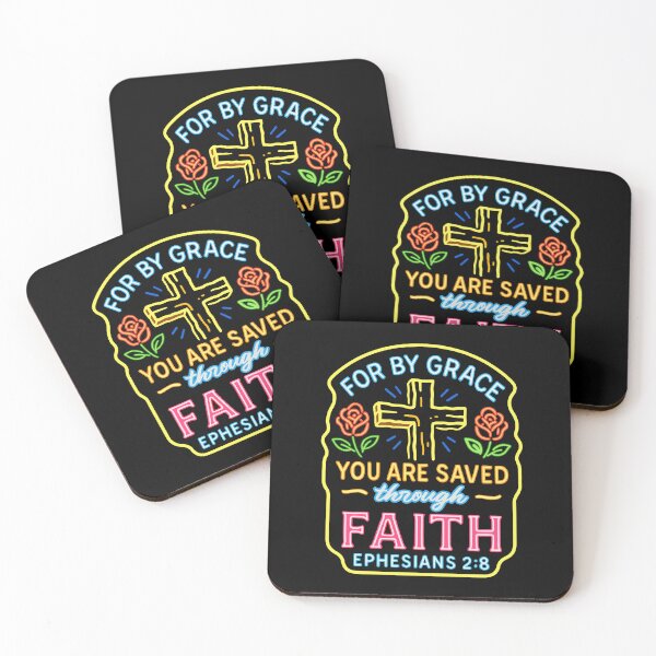 Item preview, Ephesians 2:8 For By Grace You Are Saved Through Faith designed and sold by plushism.