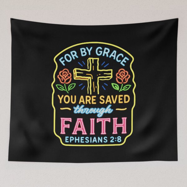 Item preview, Ephesians 2:8 For By Grace You Are Saved Through Faith designed and sold by plushism.