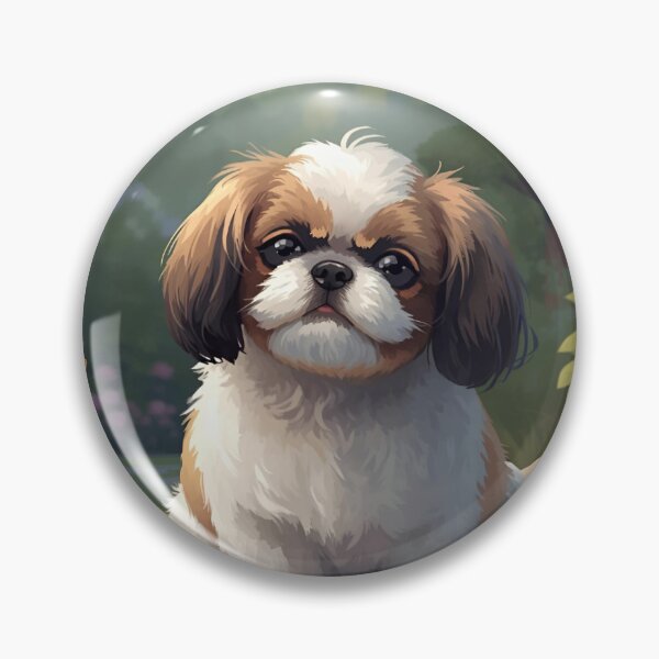 Item preview, Shih tzu zen designed and sold by Mochi & Mist studio.