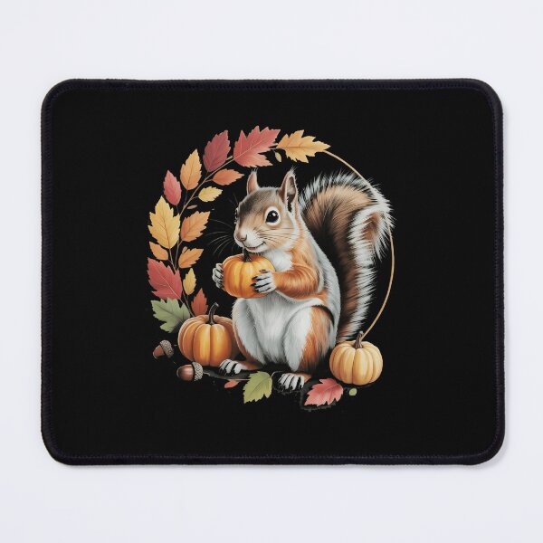 Item preview, Fall Squirrel squirrel Thanksgiving Fall Pumpkin designed and sold by VENOM0RIOT.
