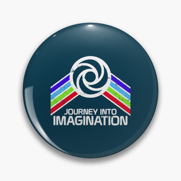 Item preview, Journey into imagination distressed logo in vintage retro stylet  designed and sold by ostDezigns.