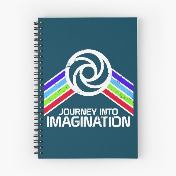 Item preview, Journey into imagination distressed logo in vintage retro stylet  designed and sold by ostDezigns.