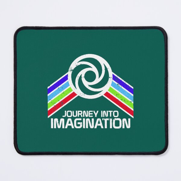 Item preview, Journey into imagination distressed logo in vintage retro stylet designed and sold by ostDezigns.
