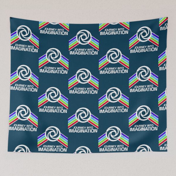 Item preview, Journey into imagination distressed logo in vintage retro stylet  designed and sold by ostDezigns.