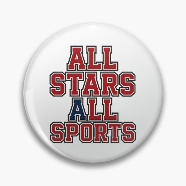 Item preview, All Stars All Sports - Classic Varsity Red Design – Retro Team Spirit Apparel designed and sold by GREEN6437.