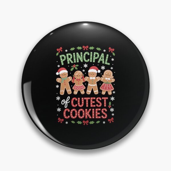 Item preview, Principal Cookies Christmas Gingerbreads Baker designed and sold by aidenpier.